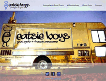 Tablet Screenshot of eatsieboys.com